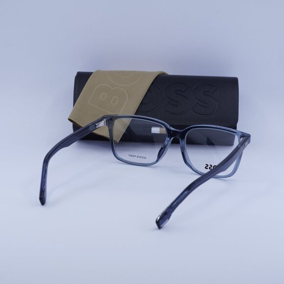 Hugo Boss BOSS 1480/F 0KB7 00 Square Eyeglasses 55mm – Transparent Grey - Picture 11 of 11